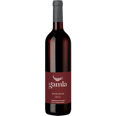 Вино Мерло Гамла / Merlot Gamla, Golan Heights, червоне сухе 0.75л