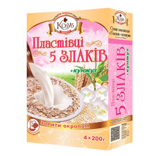Пластівці Козуб 5 злаків + кунжут 400г mini slide 1