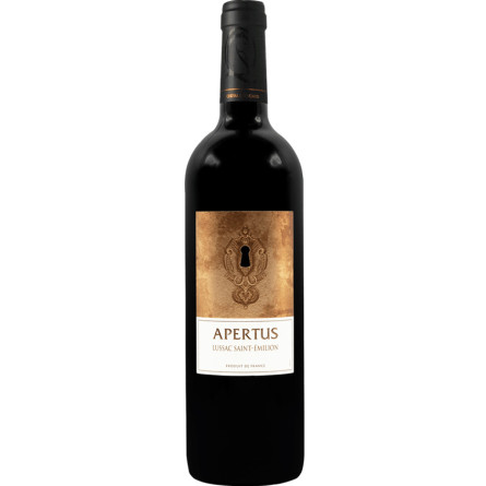 Вино Аперту, Люсак Сен-Эмилион / Apertus, Lussac Saint-Emilion, Cheval Quancard, красное сухое 0.75л