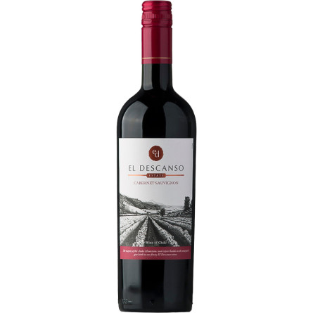 Вино Каберне Совиньон, Эль Дескансо / Cabernet Sauvignon, El Descanso, Errazuriz, красное сухое 0.75л