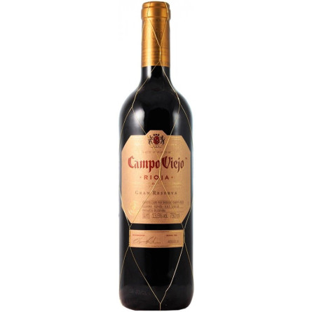 Вино Гран Резерва, Ріоха / Gran Reserva, Rioja, Campo Viejo, червоне сухе 13.5% 0.75л