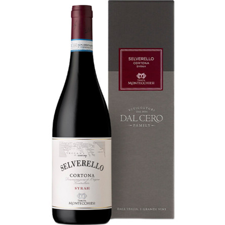 Вино Сельверелло, Сіра / Selverello, Syrah, Tenuta Montecchiesi, червоне сухе 0.75л, в коробці