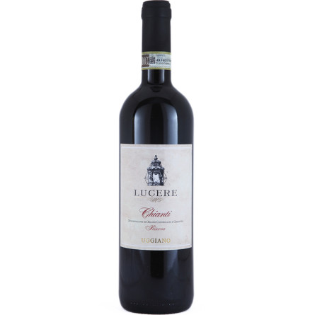 Вино Лючере, Кьянти Резерва / Lucere Chianti Reserva DOCG, Azienda Uggiano, красное сухое 0.75л