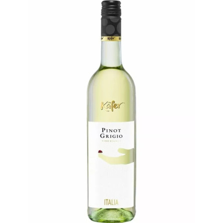 Вино Піно Гріджио, Кефер / Pinot Grigio, Kafer, біле сухе 12.5% ​​0.75л