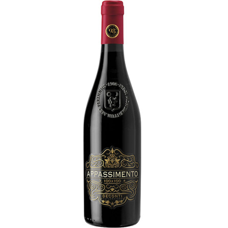 Вино Апасименто, Россо Пулия / Appassimento, Rosso Puglia, Cielo e Terra, красное сухое 14.5% 0.75л slide 1