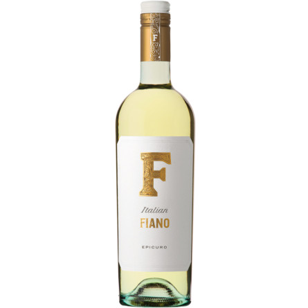 Вино Эпикуро, Фиано / Epicuro, Fiano, Femar Vini, белое сухое 0.75л