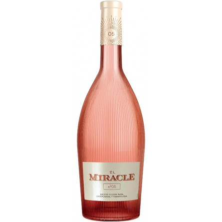 Вино Ель Міракль №5 "Росадо" / El Miracle №5 "Rosado", Vicente Gandia, рожеве сухе 0.75л