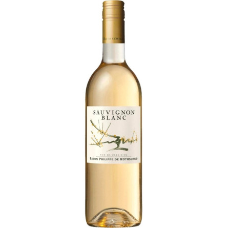 Вино Совіньйон Блан / Sauvignon Blanc, Baron Philippe de Rothschild, біле сухе 0.75л