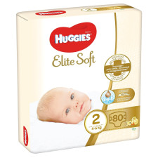 Підгузки Huggies Elite soft 4-6кг 80шт mini slide 1