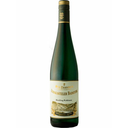 Вино Бернкастелер Бадштубе, Рислінг / Bernkasteler Badstube, Riesling, Dr. Thanisch, біле сухе 0.75л