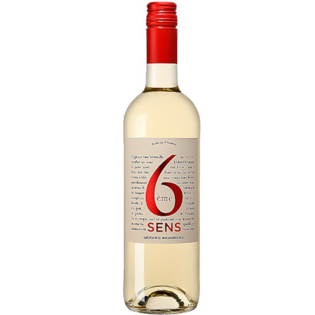 Вино Шосте Відчуття, Блан / 6eme Sens, Blanc, Gerard Bertrand, біле сухе 0.75л slide 1