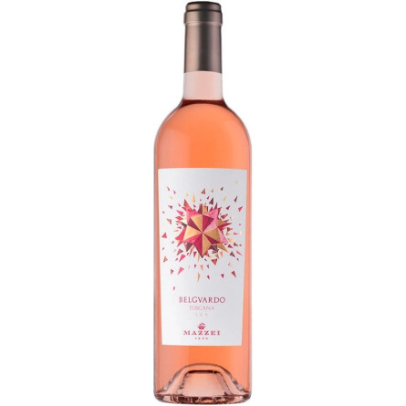 Вино Белгуардо Розе / Belguardo Rose, Mazzei, Toscana IGT, рожеве сухе 0.75л slide 1