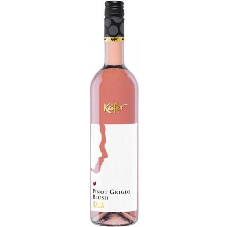 Вино Піно Гриджіо Блаш, Кефер / Pinot Grigio Blush, Kafer, рожеве сухе 0.75л