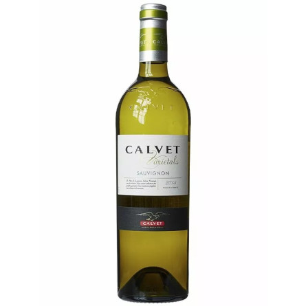 Вино Варіеталс Совіньйон Блан / Varietals Sauvignon Blanc, Calvet, біле сухе 12% 0.75л