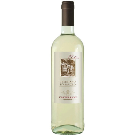 Вино Треббиано Д'абруццо Элитайо / Trebbiano D'abruzzo Elitaio, Castellani, белое сухое 12% 0.75л