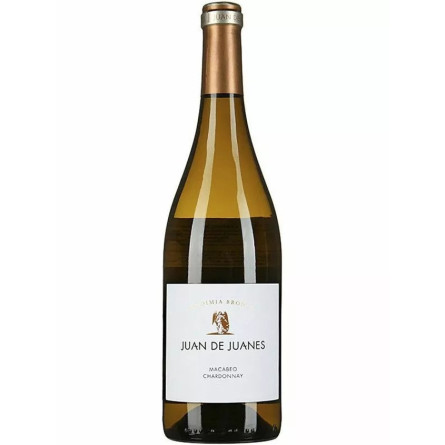 Вино Макабео - Шардоне / Macabeo - Chardonnay, Juan de Juanes, біле сухе 0.75л