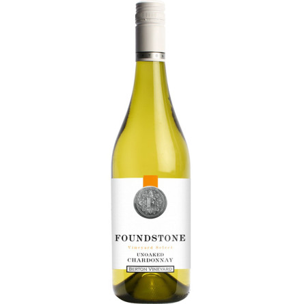 Вино Аноукд Шардоне, Фаундстоун / Unoaked Chardonnay, Foundstone, белое сухое 0.75л