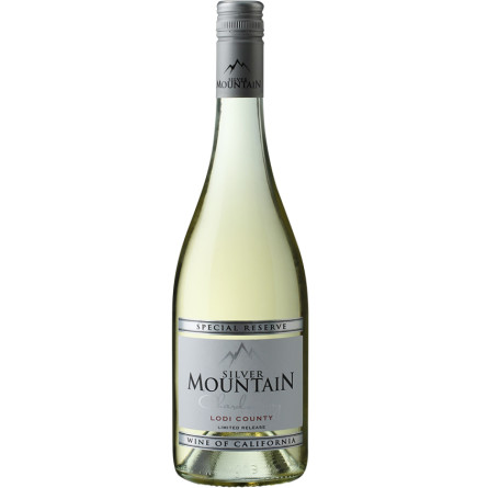 Вино Шардоне, Сільвер Маунтін / Chardonnay, Silver Mountain, Michael David, біле сухе 0.75л