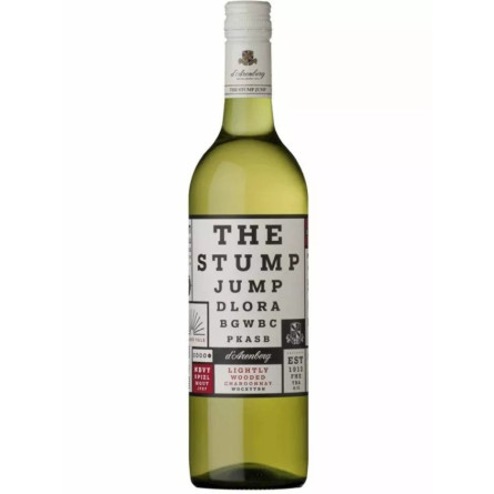Вино Лайт Вудед Шардоне / Lightly Wooded Chardonnay, Stump Jump, біле сухе 13.5% 0.75л