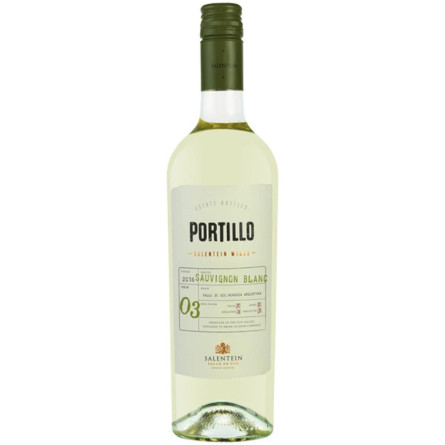 Вино Совіньйон Блан / Sauvignon Blanc, Portillo, біле сухе 13% 0.75л
