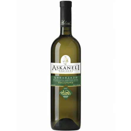 Вино Цинандали / Tsinandali, Askaneli Brothers, белое сухое 12% 0.75л slide 1