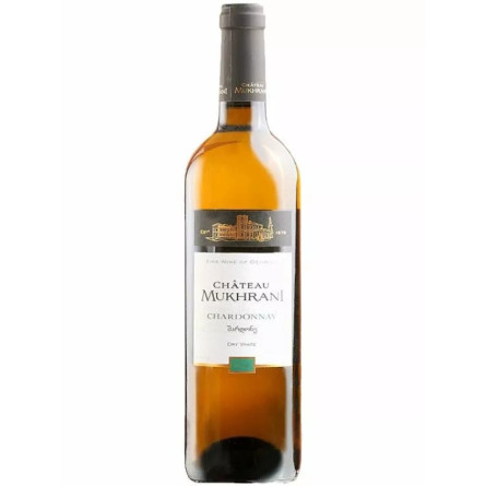 Вино Шардоне / Chardonnay, Chateau Mukhrani, біле сухе 12.5% ​​0.75л