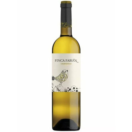 Вино Шардоне / Chardonnay, Finca Fabian, біле сухе 0.75л