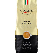 Кава в зернах O'CCaffe, Crema e Aroma 100% Arabica, 250г mini slide 1