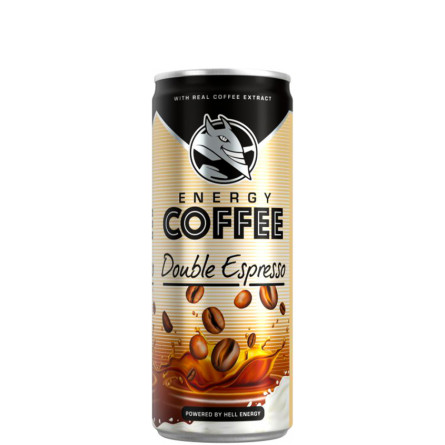 Холодный кофе Хелл, Двойной Эспрессо с молоком / Hell, Double Espresso Coffee, 0.25мл