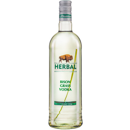 Водка Гербал, Бизон Грасс / Herbal Bison Grass, Lithuanian, 40%, 1л