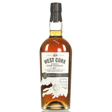 Виски Блэк Каск, Вест Корк / Black Cask, West Cork, 40%, 0.7л