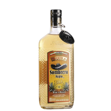 Текила Сомбреро Негро, Голд / Sombrero Negro, Gold, 38%, 0.7л