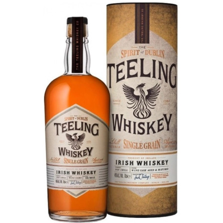 Виски Тилинг, Сингл Грейн / Teeling, Single Grain, 46%, 0.7л, в тубусе
