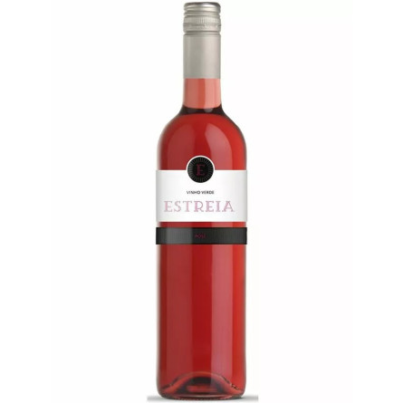Вино Эстрея, Виньо Верде, Розе / Estreia, Vinho Verde, Rose, Adega Ponte da Barca, розовое полусухое 0.75л
