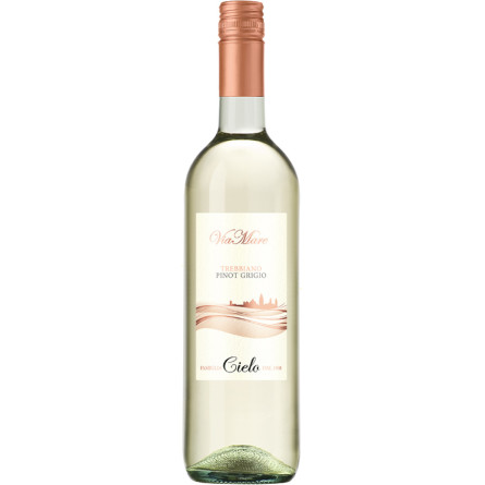 Вино Треббиано, Пино Гриджио / Trebbiano, Pinot Grigio Puglia, Cielo e Terra, белое полусухое 0.75л