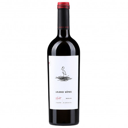 Вино Leleka Wines Merlot красное сухое 12,5% 0,75л slide 1
