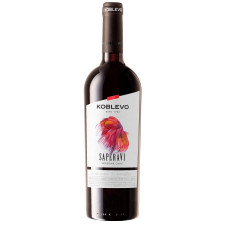 Вино червоне Коблево Сапераві виноградне ординарне столове сухе 13% 750мл mini slide 1