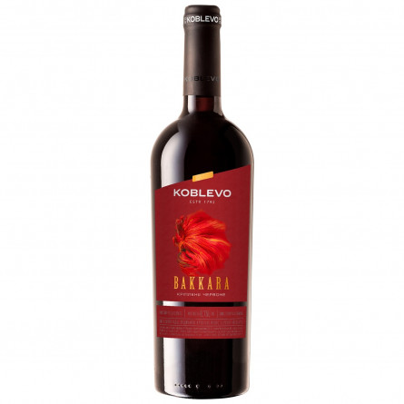 Вино Коблево Баккара червоне міцне 17.5% 0,75л slide 1