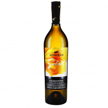 Вино Коблево Селект Шардоне белое сухое 13% 0,75л slide 1