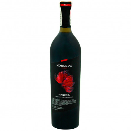 Вино Koblevo Riviera Select червоне напівсолодке 9.5-13% 0,75л