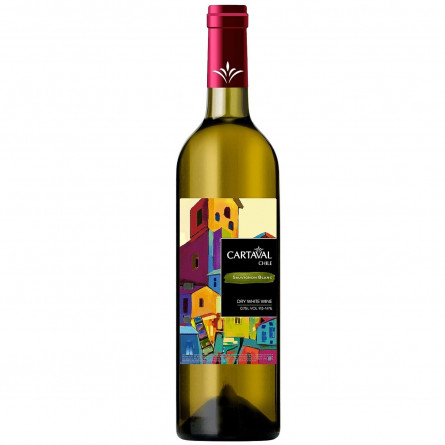Вино Cartaval Совіньйон Блан біле сухе 0,75л slide 1