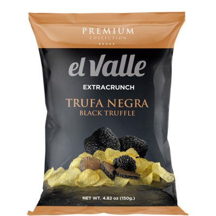Чіпси картопляні зі смаком чорного трюфеля, El Valle, 150г