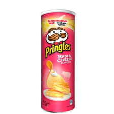 Чіпси зі смаком шинки та сиру, Pringles, 165г mini slide 1