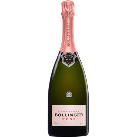 Шампанское Розе, Боллинжер / Rose, Bollinger, розовое брют 0.75л