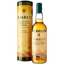 Віскі Амрут / Amrut Peated, 46%, 0.7л, в тубусі mini slide 1
