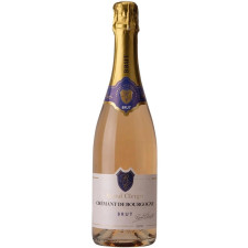 Игристое вино Креман де Бургонь, Рауль Клергет / Cremant de Bourgogne, Raoul Clerget, розовое брют 0.75л mini slide 1