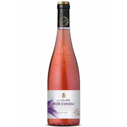 Вино Розе д'Анжу, Ля Джеглер / Rose d'Anjou, la Jaglerie, Marcel Martin, рожеве сухе 11% 0.75л
