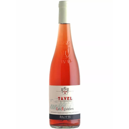Вино Лез Эглантьер, Тавель / Les Eglantiers, Tavel, Brotte, розовое сухое 14% 0.75л