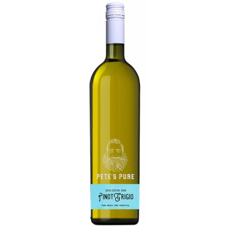 Вино Піно Гріджио / Pinot Grigio, Pete's Pure, біле сухе 0.75л