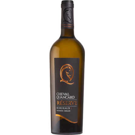 Вино Бордо, Резерв / Bordeaux, Reserve, Cheval Quancard, белое сухое 0.75л slide 1